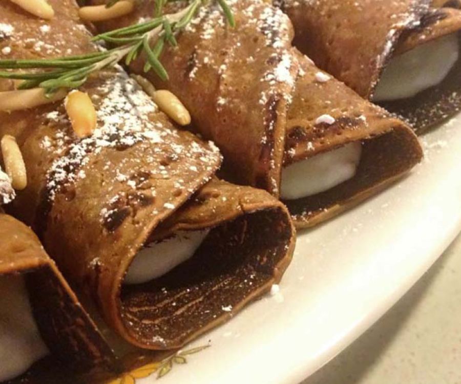 Necci con la ricotta